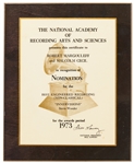 Grammy Award for Stevie Wonder's Iconic Album ''Innervisions''