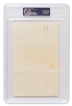 Winston Churchill Signature -- PSA/DNA Encapsulated
