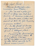 Ho Chi Minh Autograph Letter Signed from 1946 -- In This Outstanding Letter, Ho Describes a Series of American Military Plane Crashes in Vietnam that Triggered a U.S. Investigation