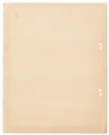 Howard Carter Egyptology Document Signed