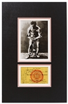 Harry Houdini Signed Membership Card for The Society of American Magicians