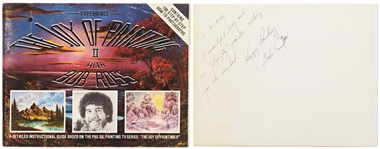 Bob Ross Signed Three Volume Book Set, ''Experience the Joy of Painting with Bob Ross'' -- All 3 Volumes Signed by Ross