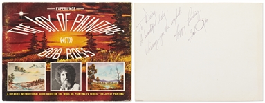 Bob Ross Signed Three Volume Book Set, ''Experience the Joy of Painting with Bob Ross'' -- All 3 Volumes Signed by Ross
