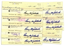 Lot of 10 Checks Signed by Conservative Icon Barry Goldwater