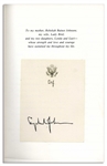 Lyndon B. Johnson Signed ''The Vantage Point'' First Edition -- With PSA/DNA COA