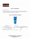 STS-61 Space Flown Aloe Vera Gel -- From STS-61 Astronaut Story Musgrave's Personal Collection, With His LOA