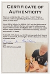 Buzz Aldrin Signed Copy of the Apollo 11 Flight Plan