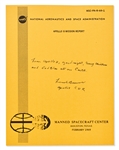 Frank Borman Signed Copy of the Apollo 8 Mission Report, With His Christmas Message