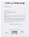 Peter Cushing Note Signed -- Cushing Starred as Villain Grand Moff Tarkin in ''Star Wars'' -- With PSA/DNA COA