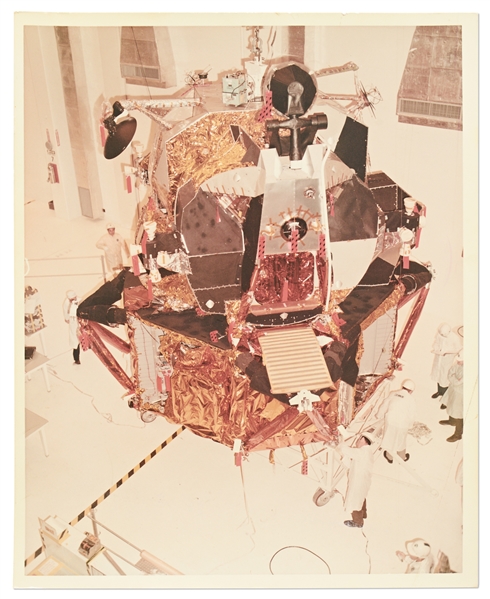Apollo 11 Lunar Module Photo -- A Kodak Paper On Verso