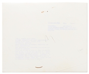Apollo 11 Lunar Module Photo -- ''A Kodak Paper'' On Verso