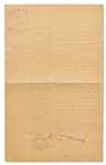 Joseph Stalin Document Signed from 1922 as the People's Commissar of Nationalities -- With University Archives COA