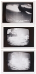 Apollo 11 Moon Landing Photos -- Lot of 3 Printed on A Kodak Paper