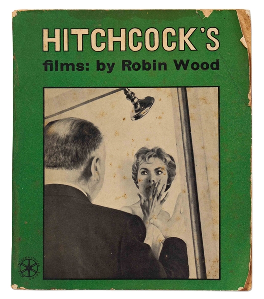 Alfred Hitchcock Signed Self Portrait Sketch Within the Book ''Hitchcock's Films''