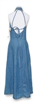 Selena Brand Denim Dress from 1996 -- Included in Selena Fashion Exhibit ''Ahora y Nunca'' Featured in ''Vogue'' Magazine