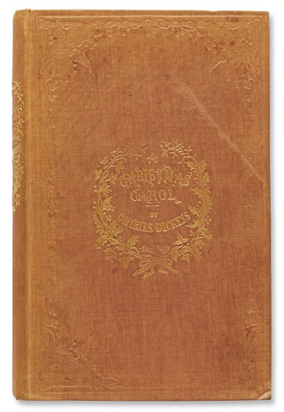Scarce First Edition, First Impression of A Christmas Carol by Charles Dickens -- From the David Niven Collection