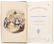 Scarce First Edition, First Impression of "A Christmas Carol" by Charles Dickens -- From the David Niven Collection