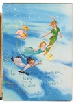 Walt Disney Signed ''Peter Pan'' Book -- With Phil Sears COA