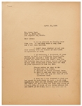 Jane Deacy Letter to James Dean from 1954 -- ...I am very pleased you have given up cigarettes and drinking...dont get so despondent, as you have a real great future ahead of you...