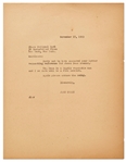 Jane Deacy Letter, Providing a Letter of Recommendation for James Dean -- ...Mr. Dean is a highly reputable man...