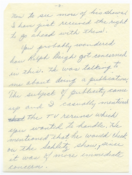 Letter from James Dean's Father and Stepmother After Dean's Death