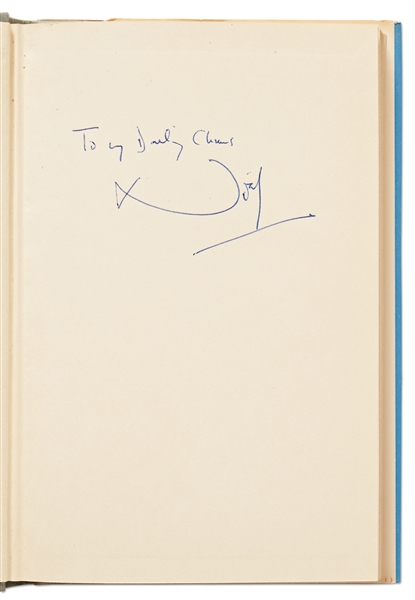 Noel Coward Signed First Edition of ''Waiting in the Wings'', Inscribed ''To My Darling Chums'' -- From the Collection of David Niven