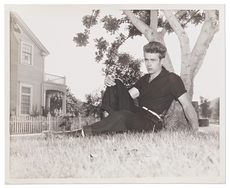 Silver Gelatin 8'' x 10'' Photo of James Dean from ''East of Eden'' by Photographer Bert Six