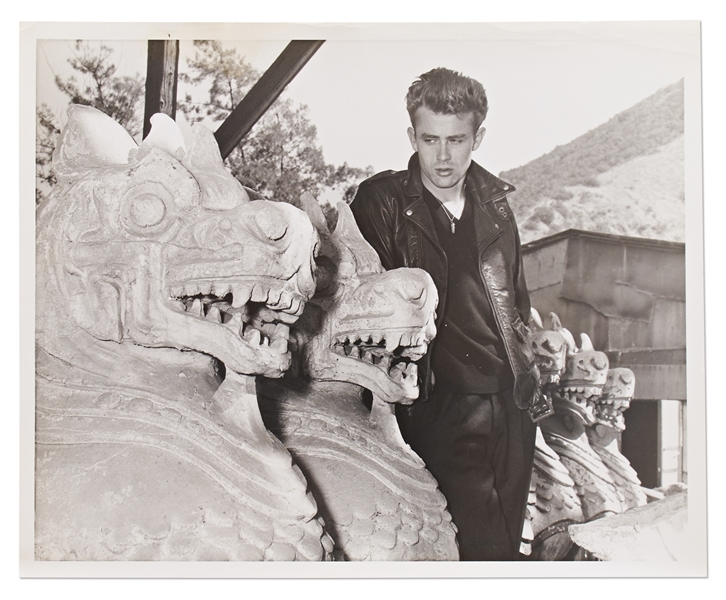 Silver Gelatin 8'' x 10'' Photo of James Dean Taken by Photographer Bert Six