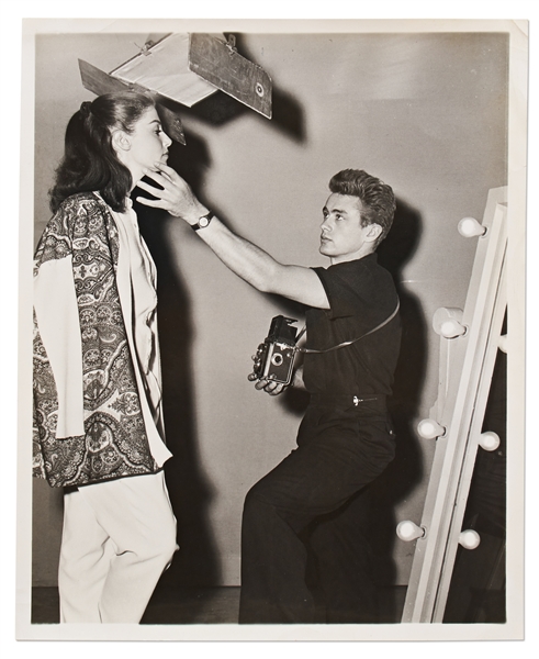 Silver Gelatin 8'' x 10'' Photo of James Dean Taken by Photographer Pat Clark