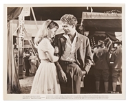 Silver Gelatin 8 x 10 Photo of James Dean and Julie Harris from East of Eden