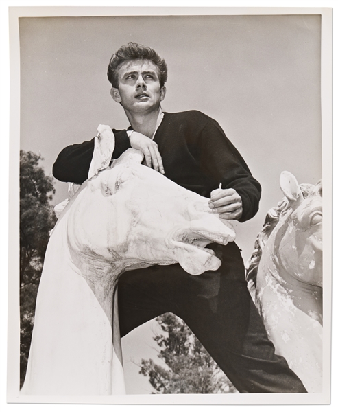 Silver Gelatin 8'' x 10'' Photo of James Dean Taken by Photographer Bert Six