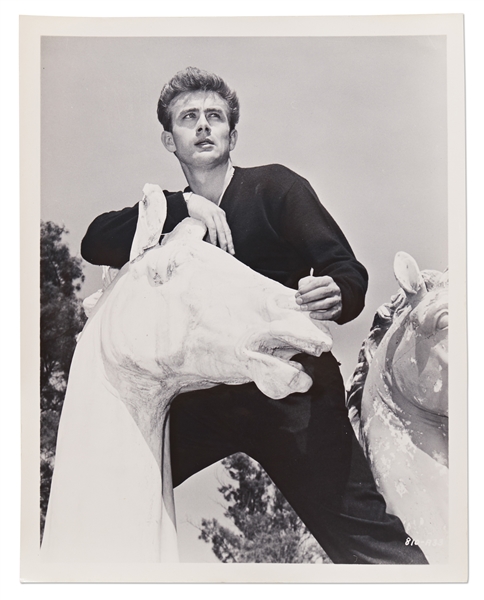 Silver Gelatin 8'' x 10'' Photo of James Dean Taken by Photographer Bert Six