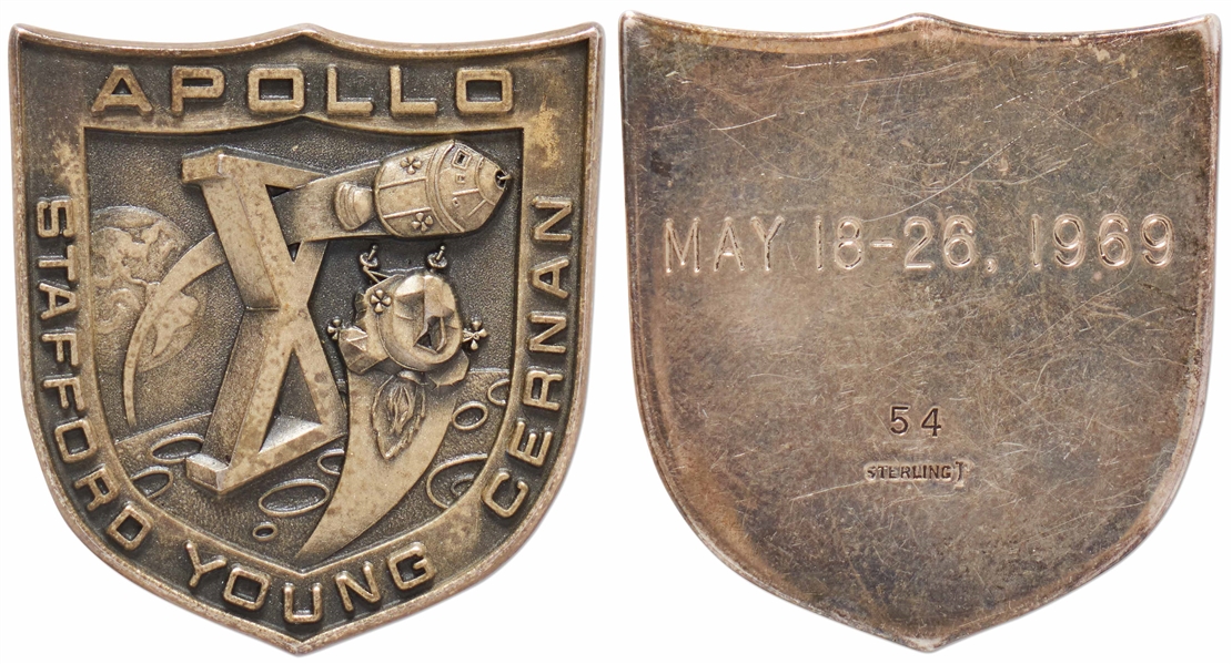 Apollo 10 Flown Robbins Medallion -- From the Personal Collection of Astronaut Story Musgrave and With His LOA