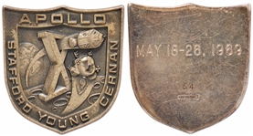 Apollo 10 Flown Robbins Medallion -- From the Personal Collection of Astronaut Story Musgrave and With His LOA