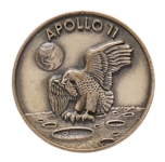 Apollo 11 Flown Robbins Medallion -- Serial #200 From the Personal Collection of Astronaut Story Musgrave and With His LOA