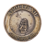 Apollo 12 Flown Robbins Medallion -- Serial #250 From the Personal Collection of Astronaut Story Musgrave and With His LOA