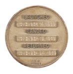 Apollo 12 Flown Robbins Medallion -- Serial #250 From the Personal Collection of Astronaut Story Musgrave and With His LOA