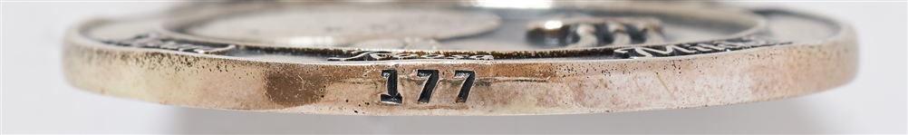 Apollo 14 Flown Robbins Medallion -- Serial #177 From the Personal Collection of Astronaut Story Musgrave and With His LOA