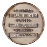 Apollo 16 Flown Robbins Medallion -- Serial #58 From the Personal Collection of Astronaut Story Musgrave and With His LOA
