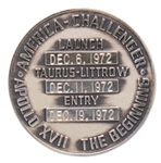 Apollo 17 Flown Robbins Medallion, Serial #30 -- The Scarcest Flown Robbins Medal With Only 80 Flown -- From the Personal Collection of Astronaut Story Musgrave and With His LOA