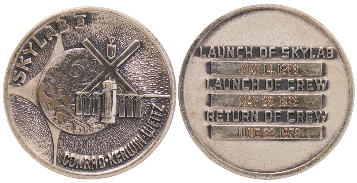 Flown Robbins Medallion from Skylab I -- From the Personal Collection of Astronaut Story Musgrave and With His LOA