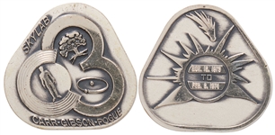 Flown Robbins Medallion from Skylab III -- From the Personal Collection of Astronaut Story Musgrave and With His LOA