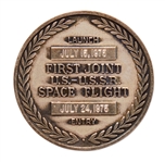 Flown Robbins Medallion from Apollo-Soyuz -- From the Personal Collection of Astronaut Story Musgrave and With His LOA