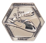 Flown Robbins Medallion from STS-6, the First Flight of Space Shuttle Challenger -- From the Personal Collection of STS-6 Astronaut Story Musgrave and With His LOA
