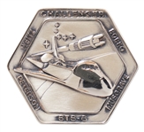 Flown Robbins Medallion from STS-6, the First Flight of Space Shuttle Challenger -- From the Personal Collection of STS-6 Astronaut Story Musgrave and With His LOA