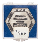 Flown Robbins Medallion from STS-6, the First Flight of Space Shuttle Challenger -- From the Personal Collection of STS-6 Astronaut Story Musgrave and With His LOA