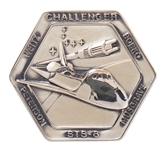Flown Robbins Medallion from STS-6, the First Flight of Space Shuttle Challenger -- From the Personal Collection of STS-6 Astronaut Story Musgrave and With His LOA
