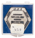 Flown Robbins Medallion from STS-6, the First Flight of Space Shuttle Challenger -- From the Personal Collection of STS-6 Astronaut Story Musgrave and With His LOA