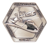 Flown Robbins Medallion from STS-6, the First Flight of Space Shuttle Challenger -- From the Personal Collection of STS-6 Astronaut Story Musgrave and With His LOA