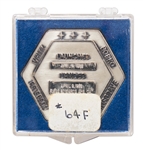 Flown Robbins Medallion from STS-6, the First Flight of Space Shuttle Challenger -- From the Personal Collection of STS-6 Astronaut Story Musgrave and With His LOA
